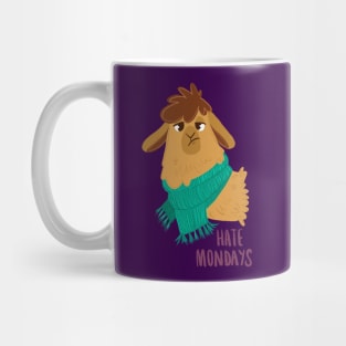 Hate Mondays Llama Mug